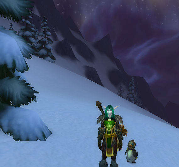 world of warcraft night elf warrior. My WoW character, a night elf